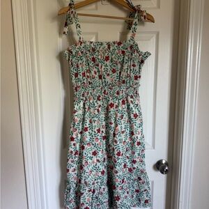 Draper James Sundress with Strawberries and floral Pattern